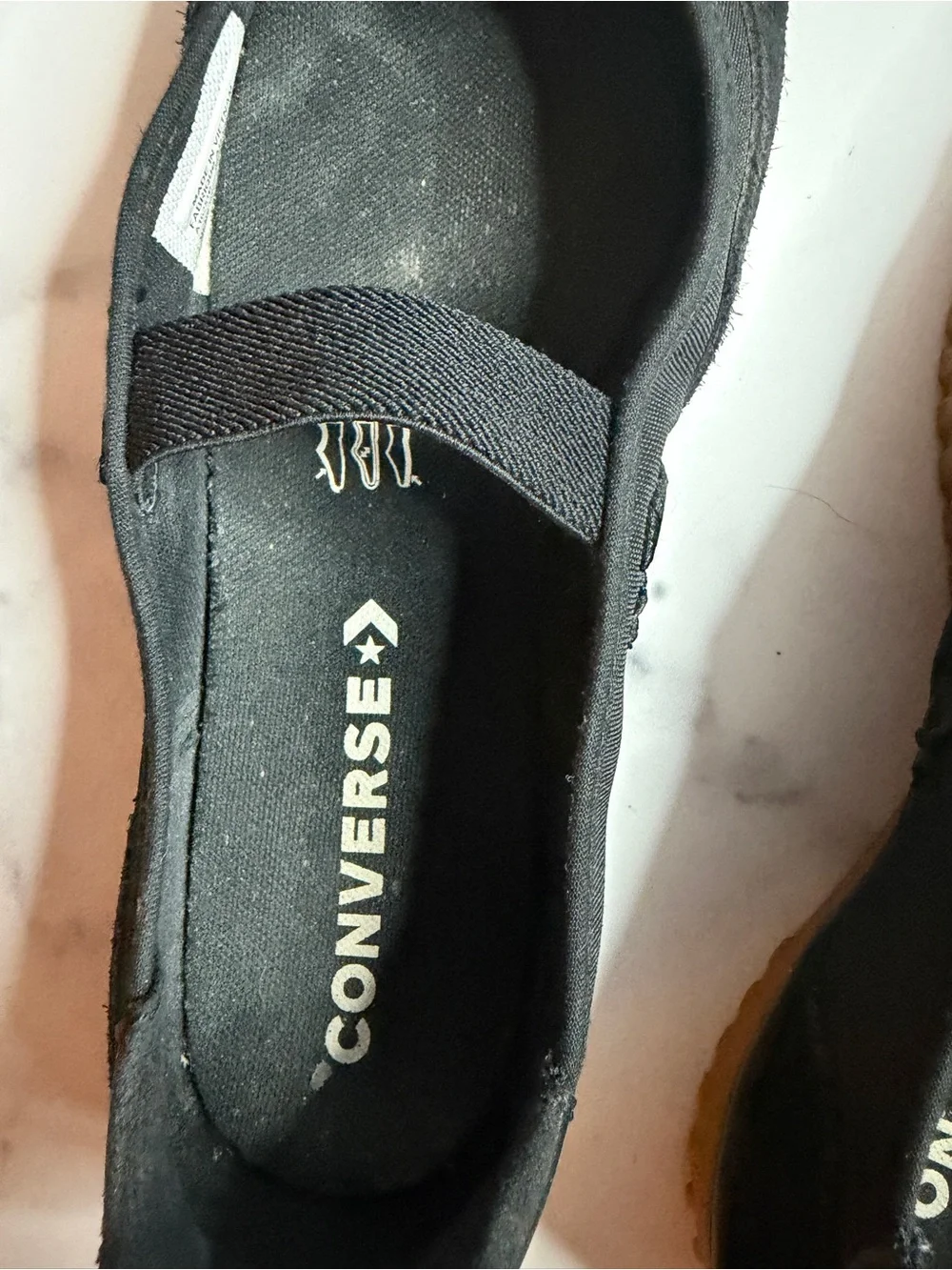 Converse Run Star Trainer Ballet Flats Black Gum Women’s 9.5 A16251C
